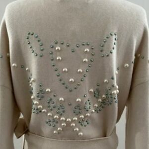 🎀NWT Wildfox Wilder Pearl Wrap Sweater - Size M🎀